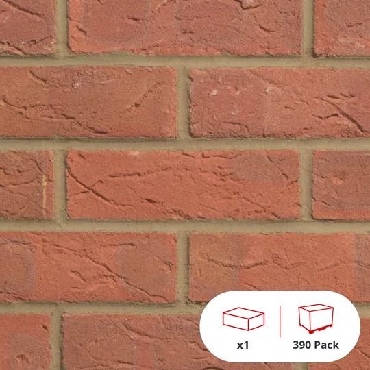 LBC Sunset Red 65mm Brick (390 Per Pack)