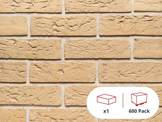 Anglian Weathered Cream Handmade Brick (600 per pack)