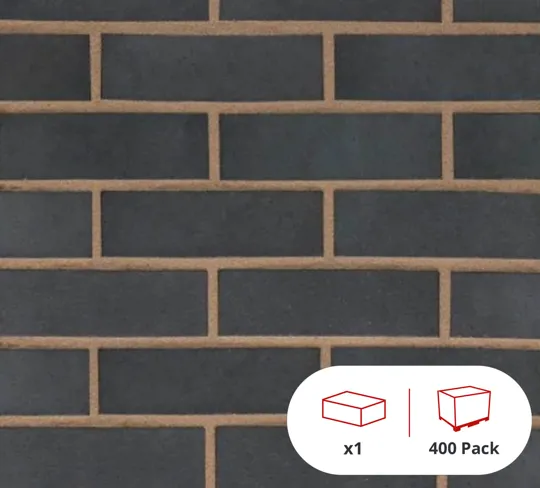 Wienerberger K201 Facing Staffordshire Blue Perf 65mm Brick (400 Per Pack)