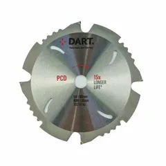 Dart PCD165204 Diamond PCD Saw Blade, 165 x 20mm x 4T