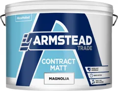 Armstead Trade Contract Matt Emulsion Paint Magnolia 10L