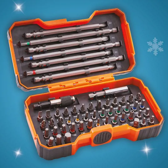 Bahco 54 Piece Colour Coded Bit Set (XMS24)