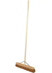Faithfull FAIBRCOCO18H Soft Coco 18 Inch Broom, 54 Inch Handle & Stay