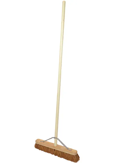 Faithfull FAIBRCOCO18H Soft Coco 18 Broom C/W Handle & Stay 