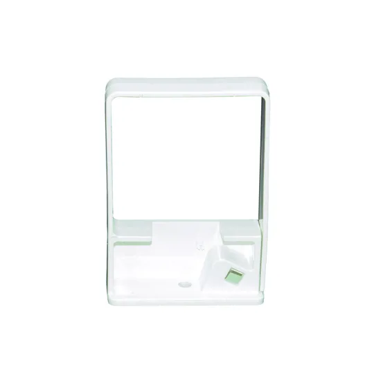 Floplast RCS3W 65mm White Square Single Fix Downpipe Clip