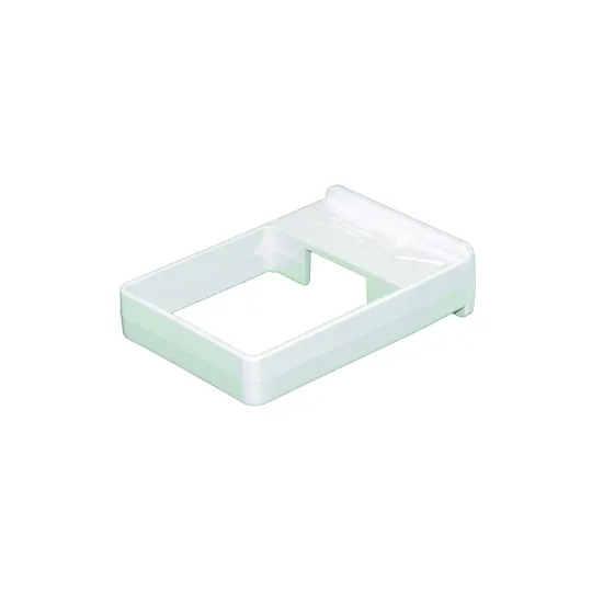 Floplast RCS3W 65mm White Square Single Fix Downpipe Clip