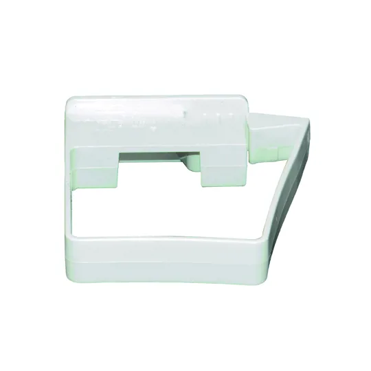 Floplast RCS3W 65mm White Square Single Fix Downpipe Clip