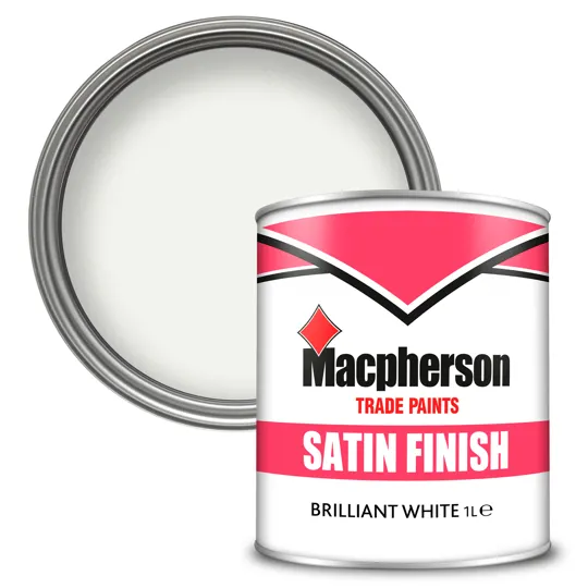 Macpherson Trade Satin Finish Brill White 1L