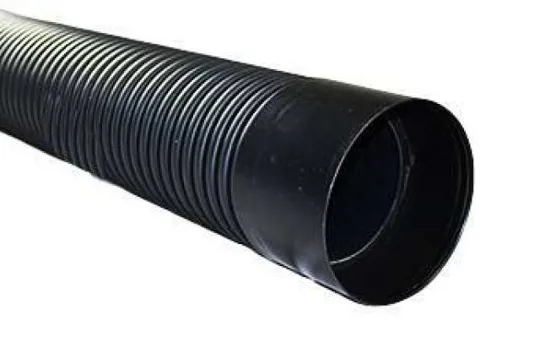 Polypipe RB150X6 150mmx6m Black Ridgiduct Twin Wall Duct Inc Coupler