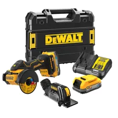 DeWalt DCS438E2T 18V XR Brushless Cut Off Tool Kit 2 x Batteries & Guard