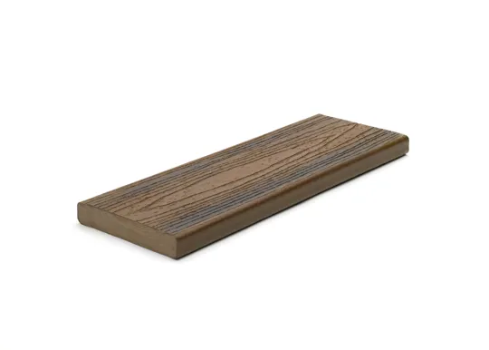 Trex Transcend 25x140mm Deck Board Solid Edge 4.88m Spiced Rum