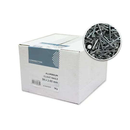 Artisan Aluminium Clout Nail 38mm x 2.65mm 1kg Box