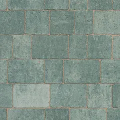 Brett Alpha Trio Block Paving Pack 50mm, 10.82m² - Silver Haze