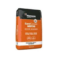 Hanson Sand Cement Mortar 20kg Plastic Bag