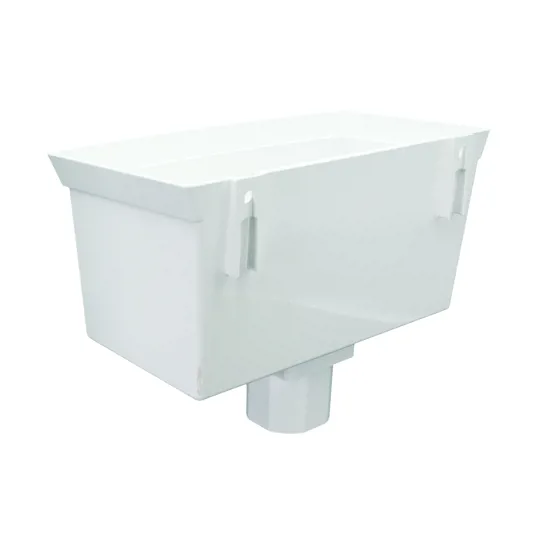 Floplast RHS1W White Square / Round Universal Hopper