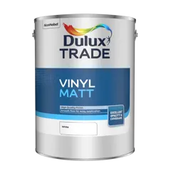 Dulux Trade Vinyl Matt Pure Brilliant White, 7.5L