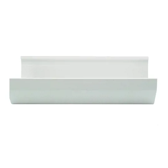 Floplast RGS4W 114mm White Square Gutter 4m
