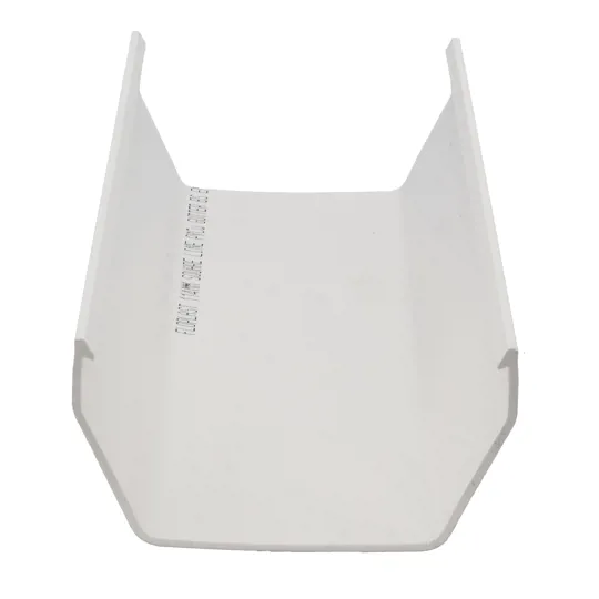 Floplast RGS4W 114mm White Square Gutter 4m