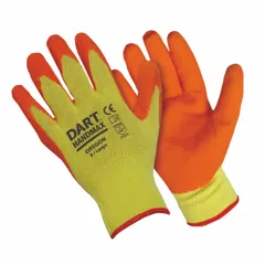 Handmax Orange Builders Gloves, Large / Size 9