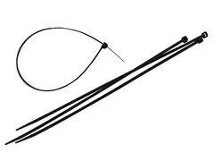 Faithfull Cable Ties Black, 200x3.6mm