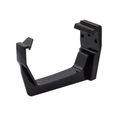 FloPlast RKS1B 114mm Black Square Fascia Gutter Bracket