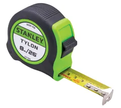 Stanley Hi-Vis Tylon Tape Measure, 8m / 26ft