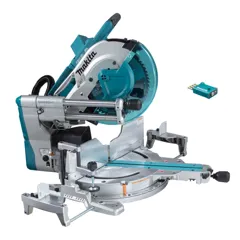 Makita DLS211ZU 305mm Brushless 18V Twin Mitre Saw Inc AWS Chip - Naked
