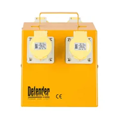 Defender E13104 110V 4-Way Splitter Box, 16 Amp