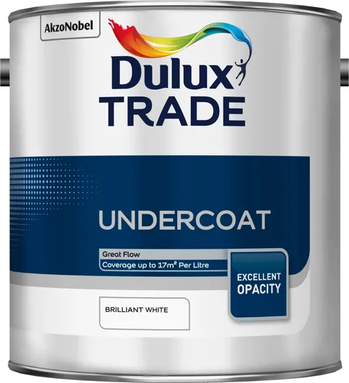 Dulux 5082931 Trade Undercoat B/white 2.5ltr