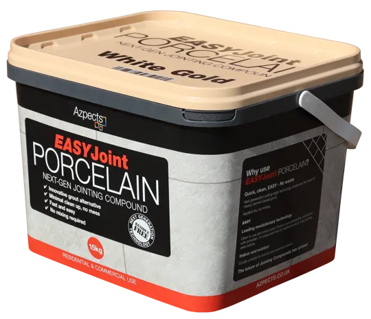 Easy Porcelain Paving Joint Compound 15kg White Gold