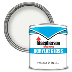 Macpherson Trade Acrylic Gloss Brilliant White, 2.5L