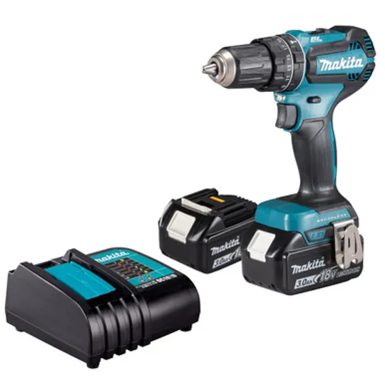 Makita DHP487SF 18v LXT Brushless Combi Drill 1 x 3amp Battery/Charger