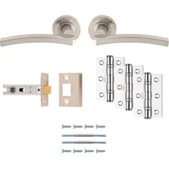 Carlisle Brass Tavira Ultimate Door Pack, Satin Nickel (UDP009SN/INTB)