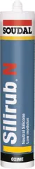 Soudal Silirub N Low Modulus General Purpose Silicone Sealant - Clear - 300ml