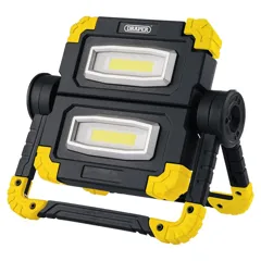 Draper 87696 Twin COB LED Rechargeable Work Light, 10W - 850 Lumens