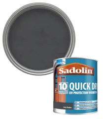 Sadolin Quick Dry UV Protection Woodstain, 1L - Grey Shadow