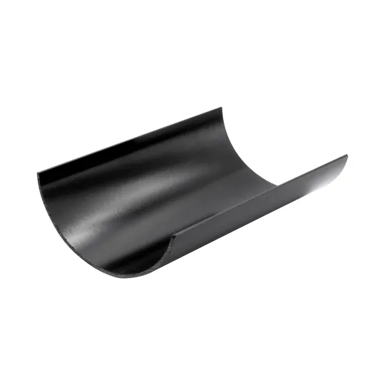 Floplast RG3B 112mm Black Half Round Gutter 3m