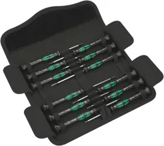 Wera WER073675 Kraftform Kompakt Micro Screwdriver Set, 12 pcs