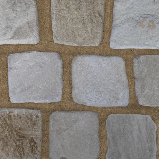 Pewter Cobbles Weathered Mixed Size Pack (585 piece pack,15m2)
