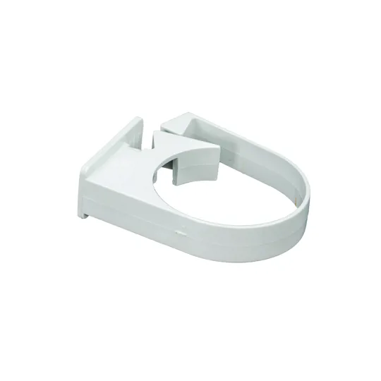 Floplast RC3W 68mm White Round Downpipe Single Fix Clip