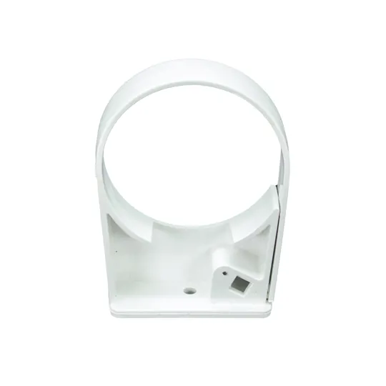Floplast RC3W 68mm White Round Downpipe Single Fix Clip
