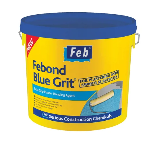 Febond Blue Grit Plaster Bonding Agent 10ltr 