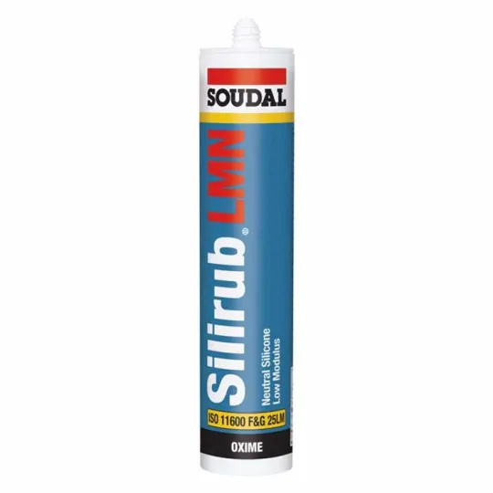 Soudal 120349 Silirub LMN Silicone Black 300ml