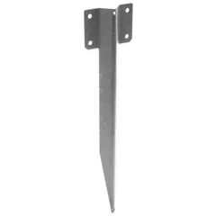 Perry SleeperSecure No.4715 Galvanised Single Sleeper Straight Support Spike, 440 x 115mm
