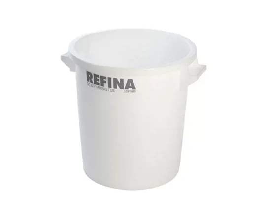 Refina Plastic Mixing Tub White 35Ltr