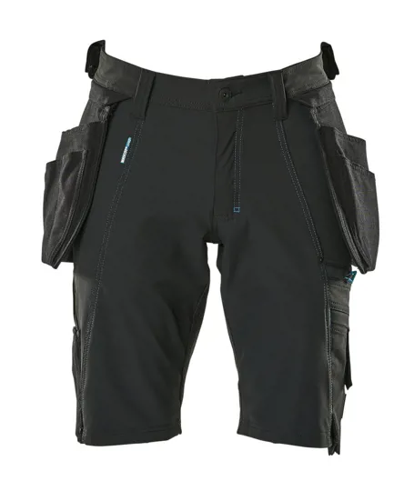 Mascot 17149 Advanced Shorts with Holster Pockets, Black 32.5W