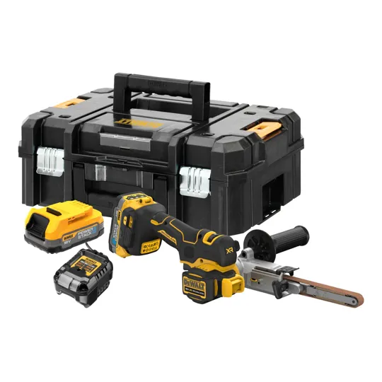 DeWalt DCM200E2T 18v XR PowerStack Band File Sander Kit 2 x Batts/Charger/Case