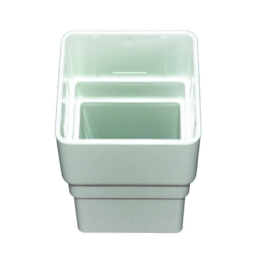 Floplast RSS1W 65mm White Square Downpipe Socket