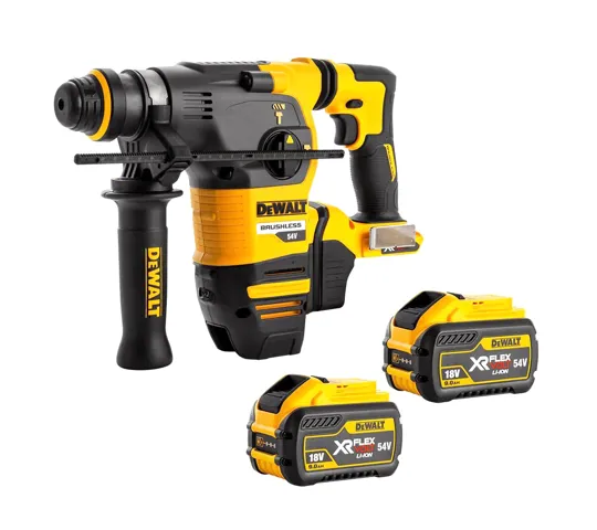 DeWalt DCH333X2 SDS Plus Chisel Drill 54v  incl 2 x 3amp batts.