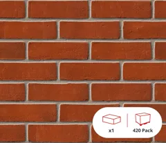 Ibstock Swanage Berry Tyneham Restoration Red Facing Brick, 68mm
